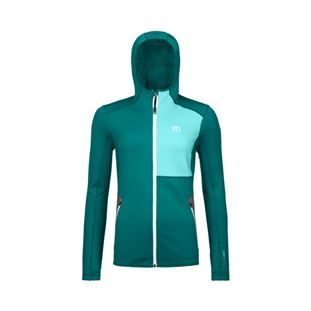 Ortovox Fleece Hoody W pacific green, vel.: XL