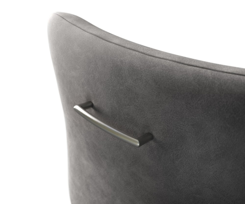 Barová židle Flex-Rund nerezová ocel stříbrná