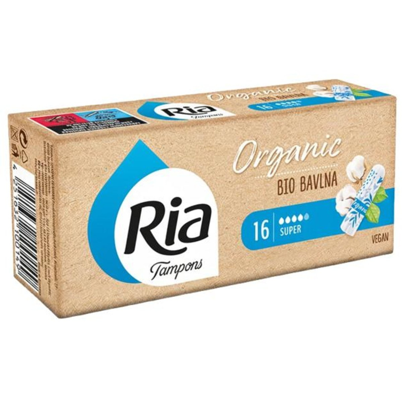 Ria Organic Super tampony 16 ks