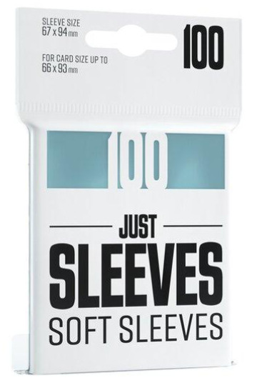 Obaly na karty Just Sleeves - Soft Sleeves 100 kusů (Pokémon, MTG)