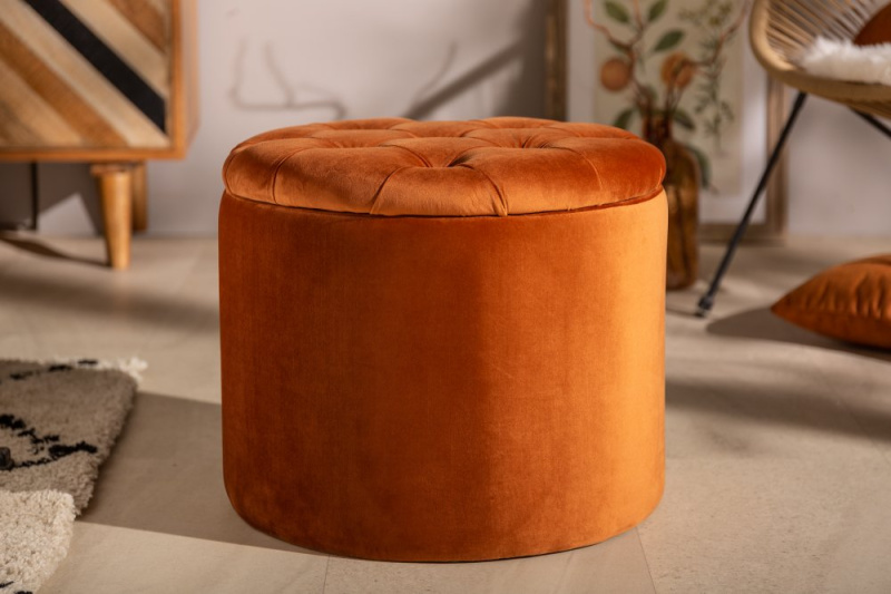 Chesterfield taburet ZETHOS Dekorhome