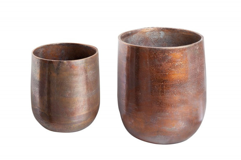 INVICTA INTERIOR Květinová Sada 2 Velkých Měděných/ 40905