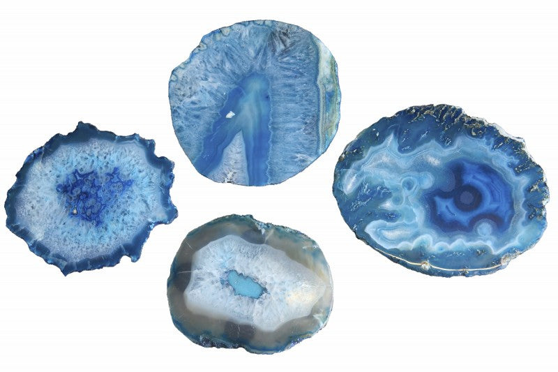 INVICTA INTERIOR Sada Podtáckových Achátů - 4Ks