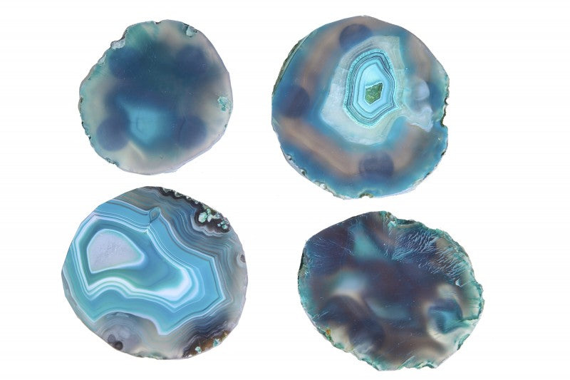 INVICTA INTERIOR Sada Podtáckových Achátů - 4Ks