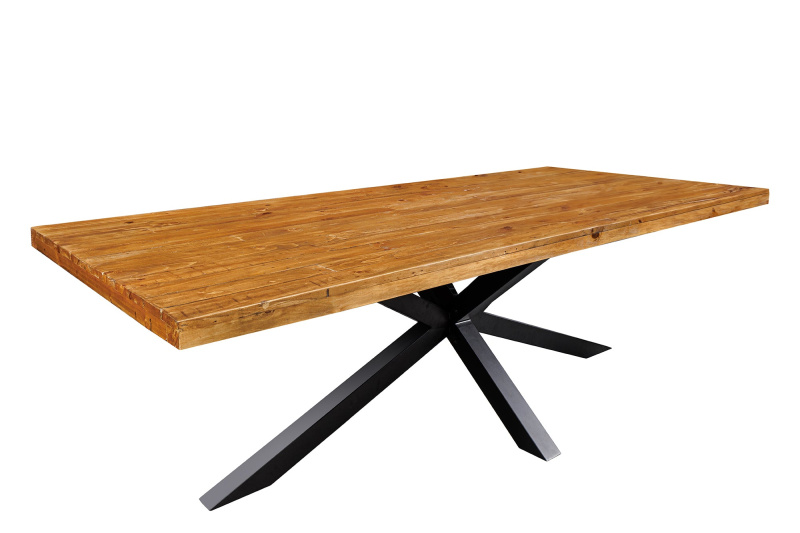 Jídelní stůl GALAXIE 240cm borovice vintage hnědá