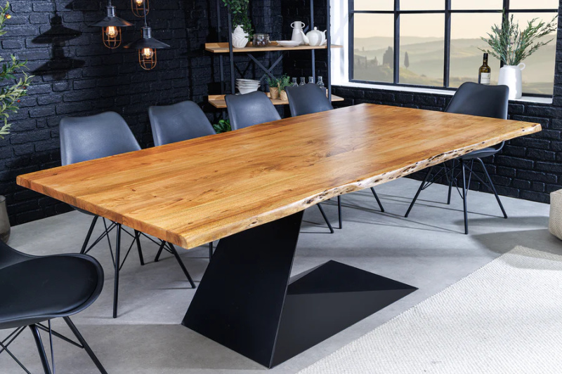 Jídelní stůl MAMMUT BALANCE 200cm akátové dřevo 35mm