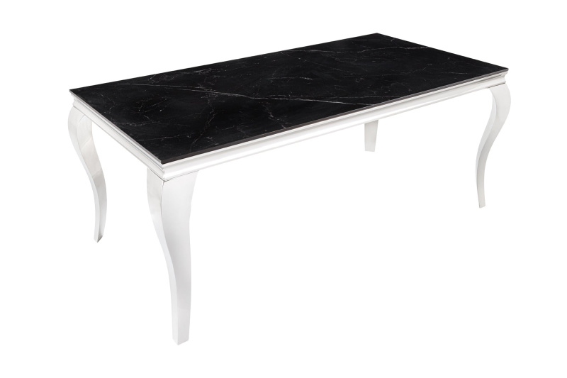 Jídelní stůl MODERN BAROCK 180cm chrom slinutý kámen