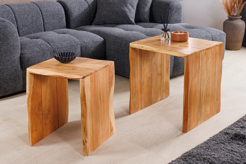 Odkládací stolek 2 ks NEFELÉ Dekorhome