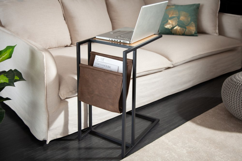 INVICTA INTERIOR Loftový Stolek Na Notebook - 47Cm