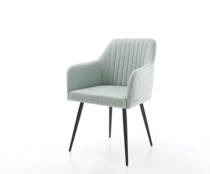 Jídelní židle Greg-Flex mentolová zúžená podnož černá