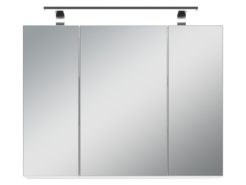 byLIVING Zrcadlová skříňka Spree s LED (80 cm, bílá)