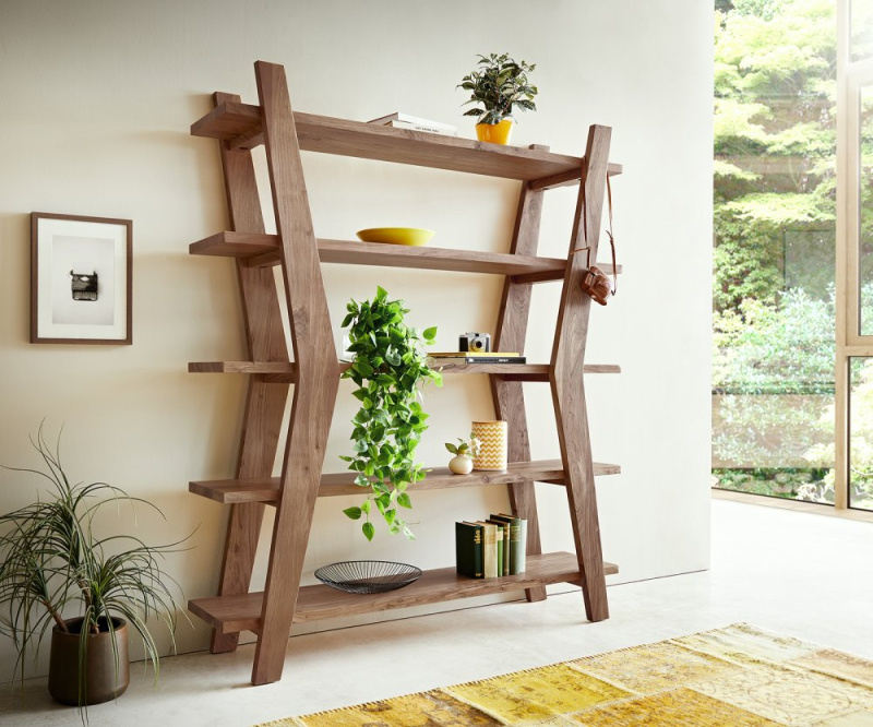 Knihovna Xanthios 170x40 cm akácie hnědá