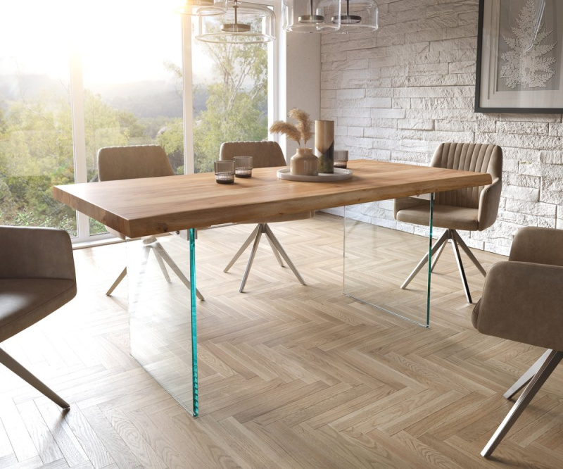 Jídelní stůl Edge 180x90 cm XL přírodní akácie