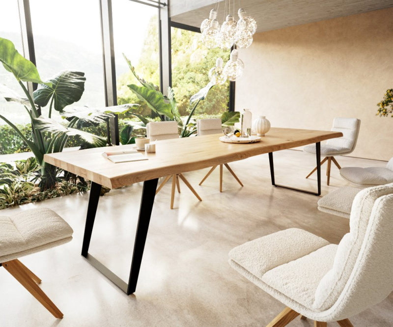 Jídelní stůl Edge 300x100 cm přírodní dub live