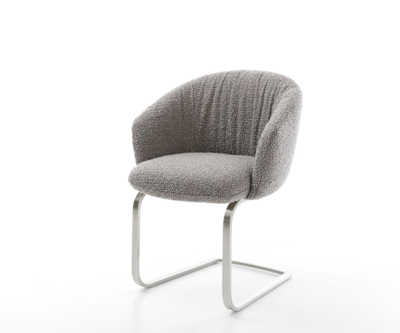 Jídelní židle Caja-Flex s područkami konzolová podnož plochá nerezová