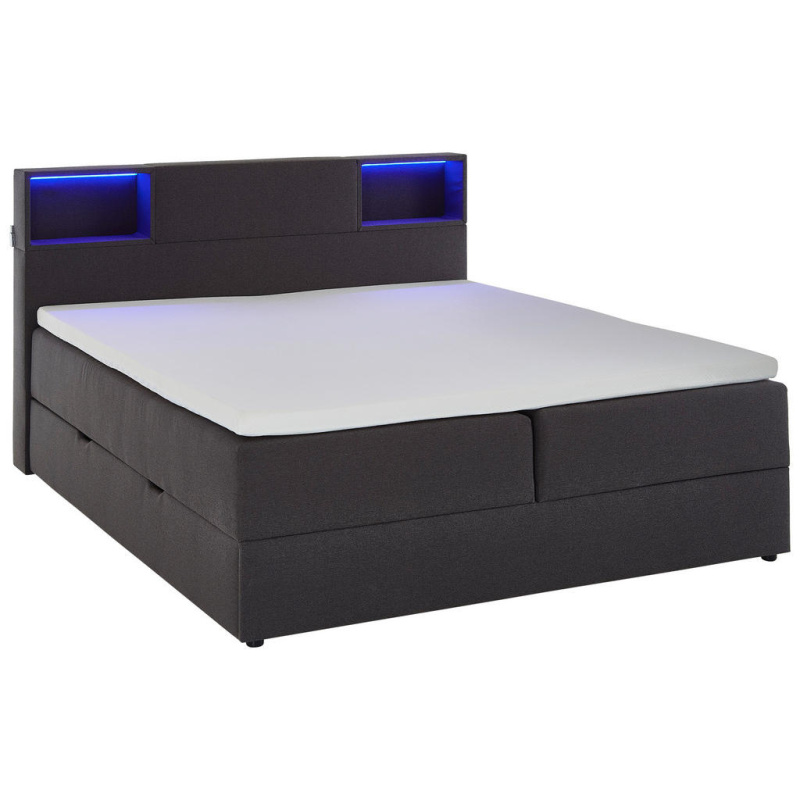 Xora POSTEL BOXSPRING, 160/200 cm, antracitová