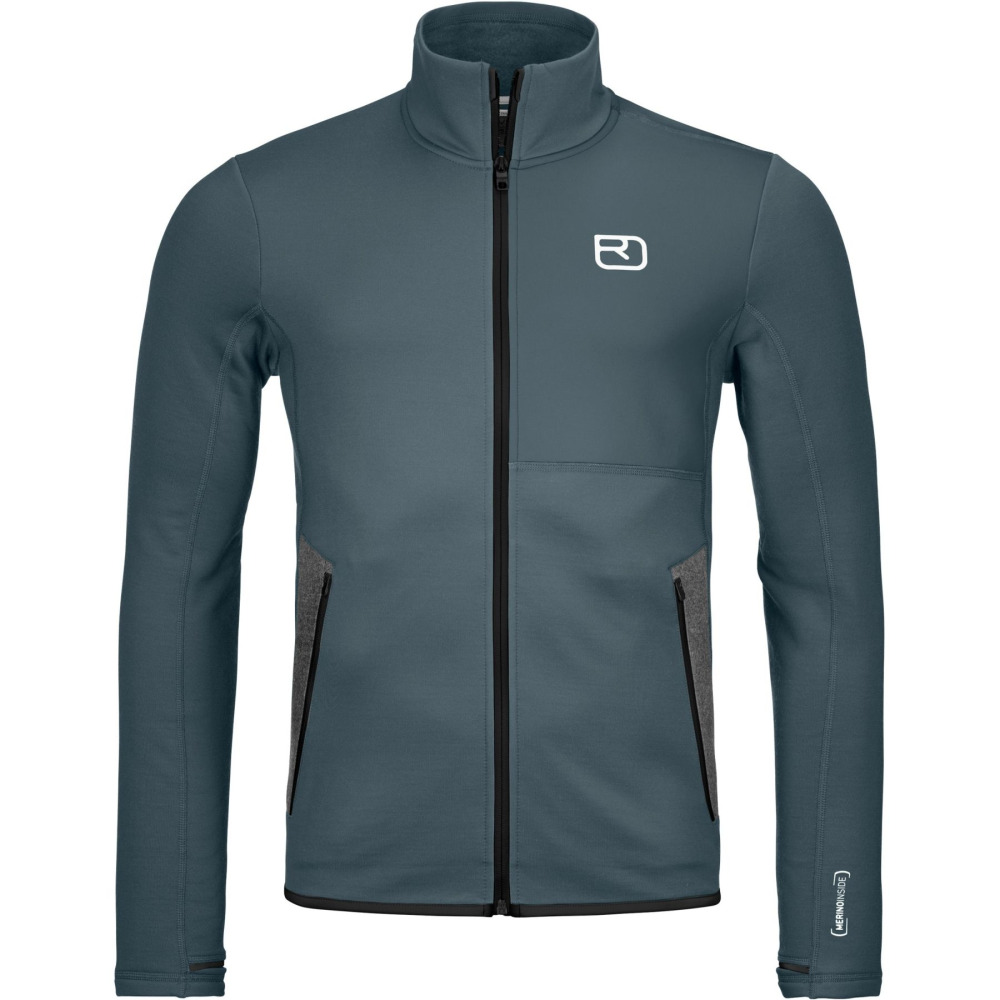 Ortovox Fleece Jacket, pánská, šedá