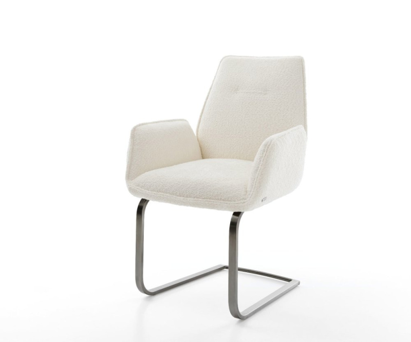 Cantilever Zoa-Flex Bouclé White Cantilever flat Graphite Kapesní