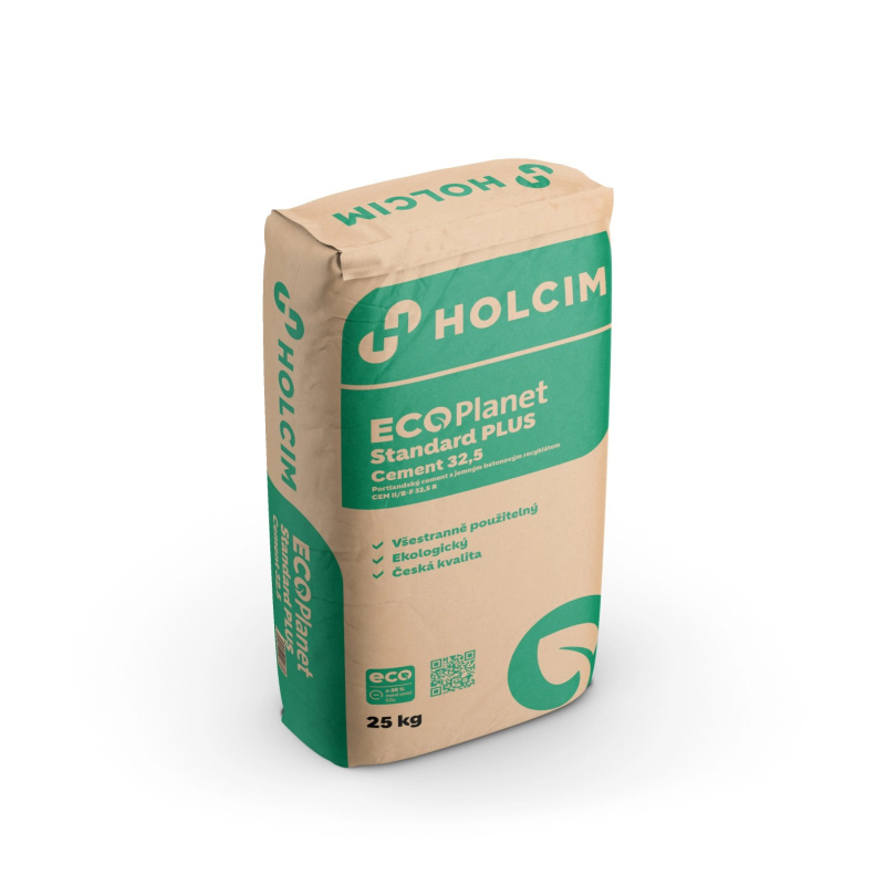 HOLCIM Portlandský cement ECOPLANET STANDARD PLUS 32,5 R, 25 kg