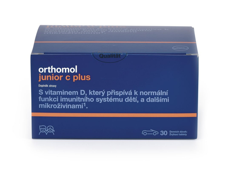 ORTHOMOL Junior C plus mandarinka 30 dávek