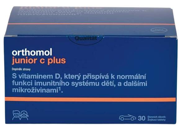 ORTHOMOL Junior C plus lesní plody 30 dávek
