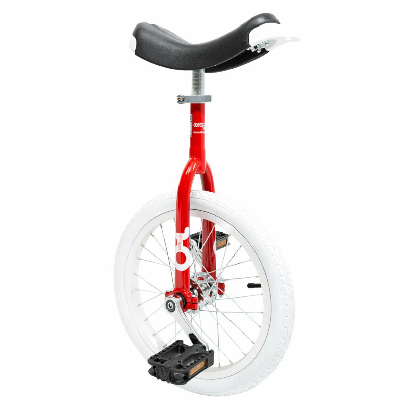 OnlyOne Unicycle 16" (Qu-Ax) - jednokolka pro dospělé začátečníky Barva: Červená
