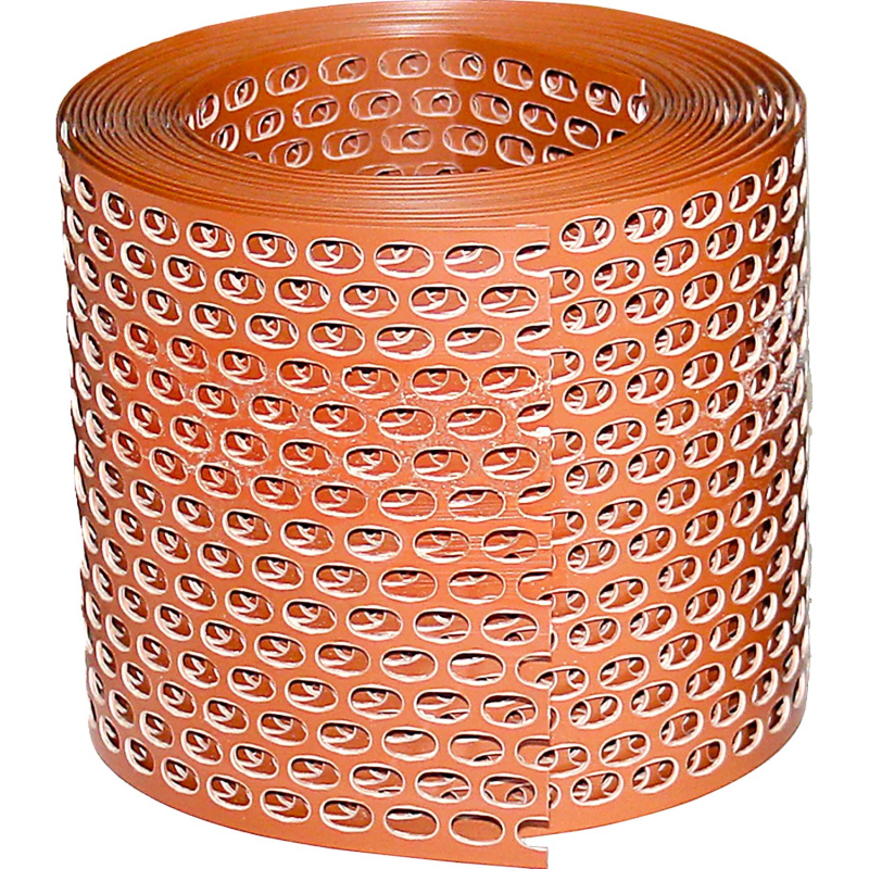 Sarei Ochranná/větrací mřížka, PVC cihlová červená, 100 mm x 5 m