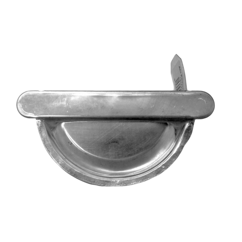 Sarei Čelo RG 75 pro půlkulatý okapový žlab, hliník-přírodní, P