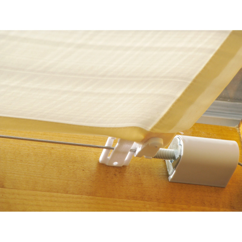 Floracord Sada napínacího lanka 14 m + 4 napínačů pro stínící plachty