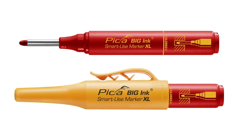 Pica | Big Ink XL - pernamentní inkoustový popisovač Barva: červená