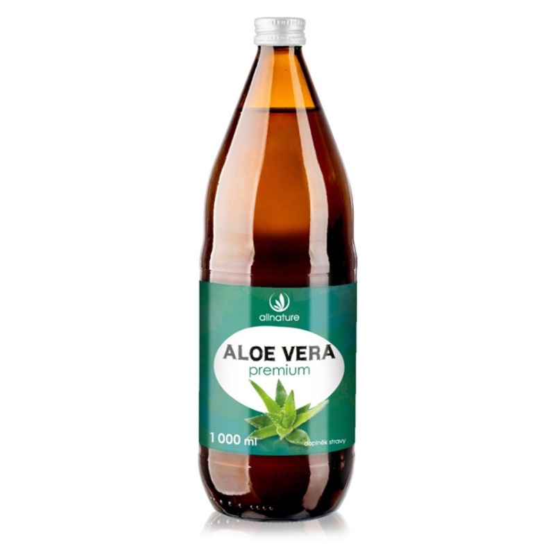 Allnature Šťáva z aloe vera Premium Allnature, 1 l