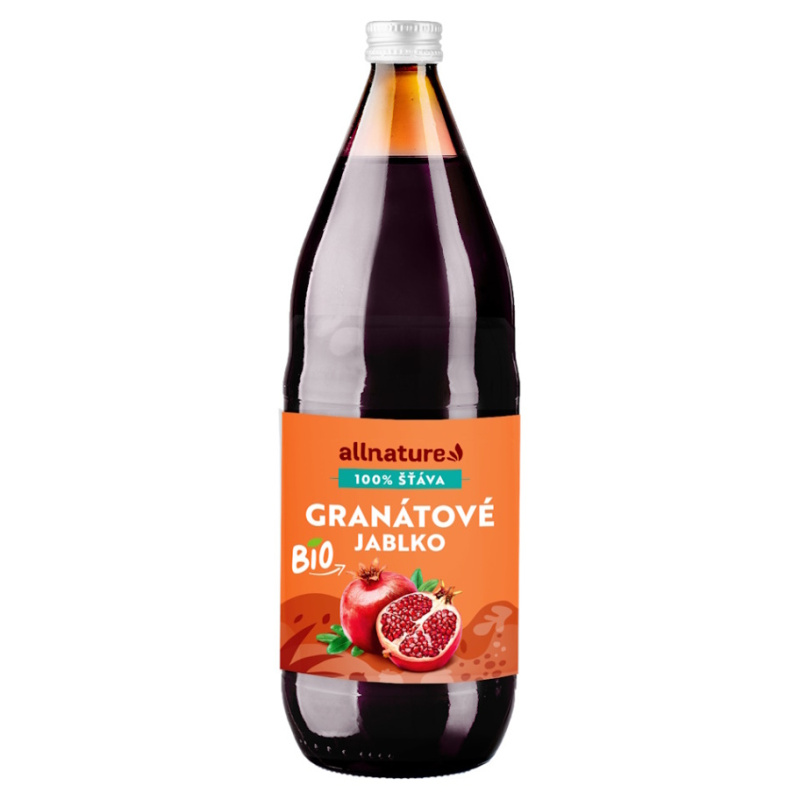 Allnature Granátové jablko Premium BIO, 1 l