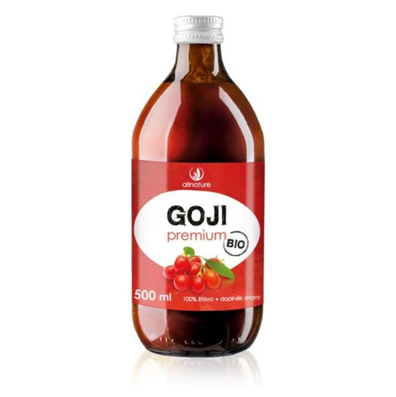 Allnature Goji - Kustovnice čínská Premium BIO, 500 ml