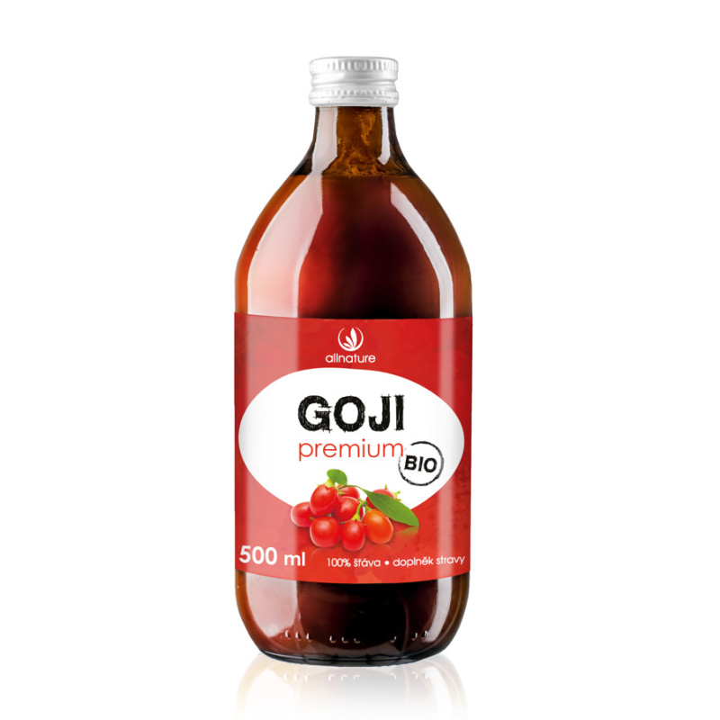 Allnature Goji - Kustovnice čínská Premium BIO, 500 ml