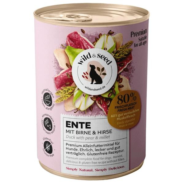 Wild&Seed Wild & Seed Dog konzerva - kachna 400 g