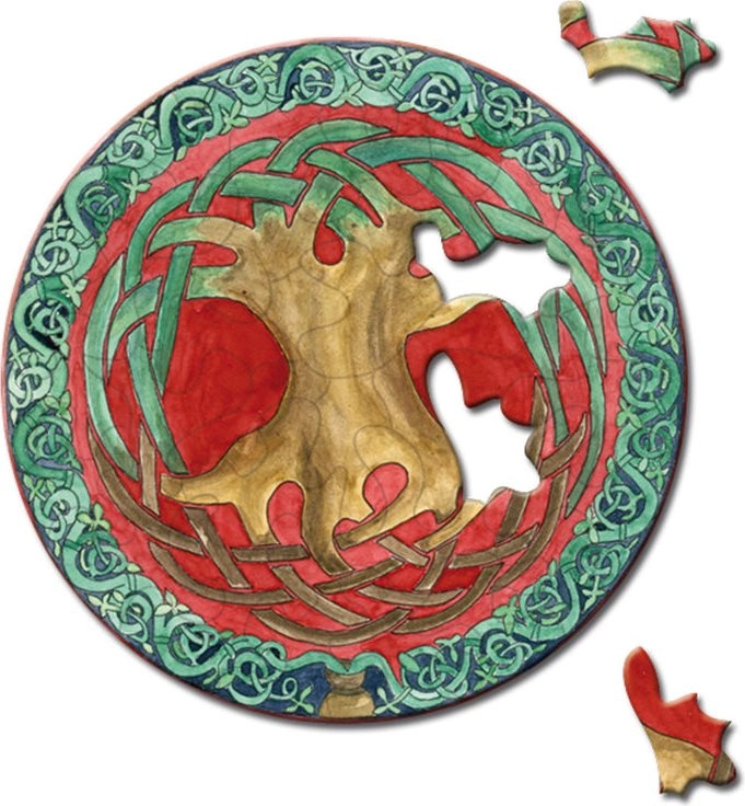 kulaté puzzle curiosi picoli strom 33 dílků