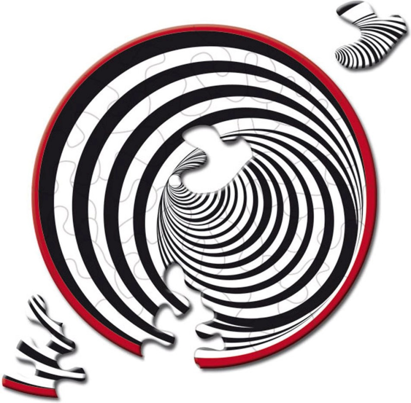 Curiosi kulaté puzzle Picoli Tunel 33 dílků