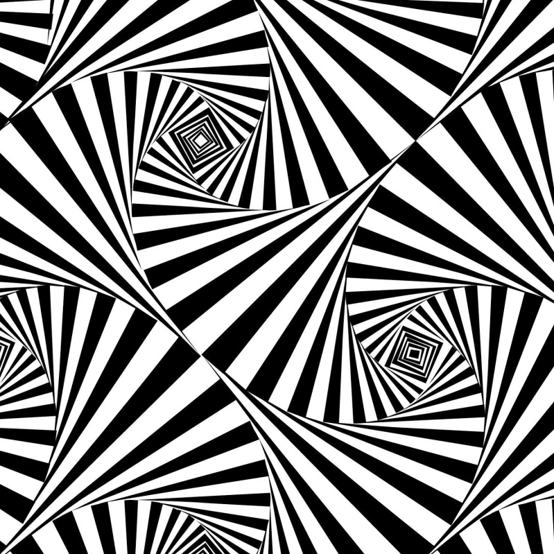 Čtvercové puzzle Q Shimmer: Iluze, 79 dílků