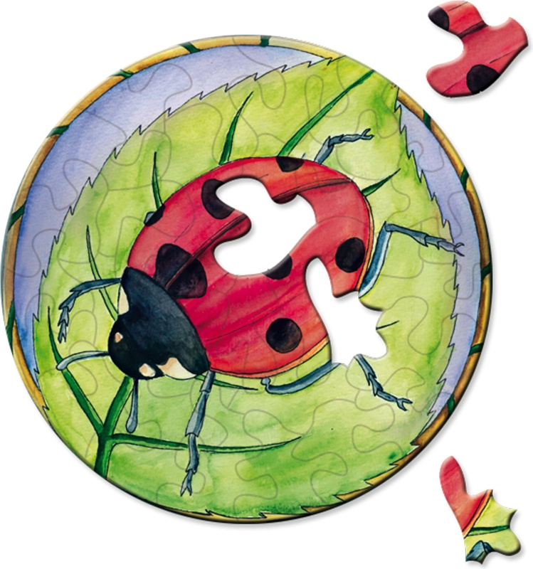 Curiosi kulaté puzzle Picoli beruška 33 dílků