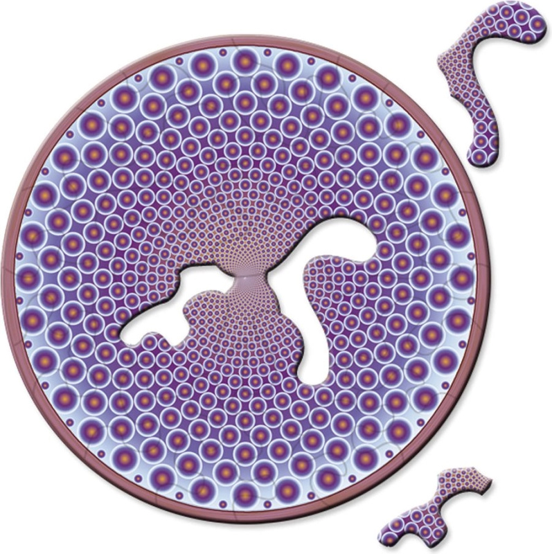 Curiosi kulaté mini puzzle Picoli Body, 33 dílků