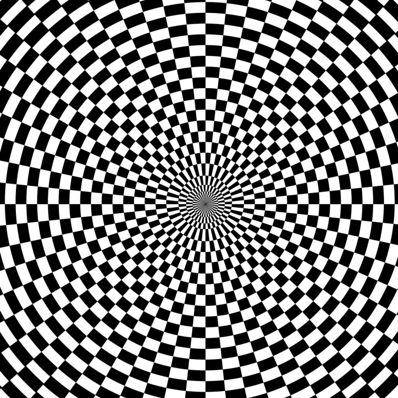 Curiosi čtvercové puzzle Q Shimmer: Iluze IV, 79 dílků