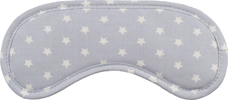SCANquilt maska na spaní hvězdičky šedá 19 x 8 cm