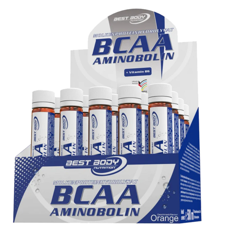 Best Body BCAA aminobolin 20 x 25ml - pomeranč