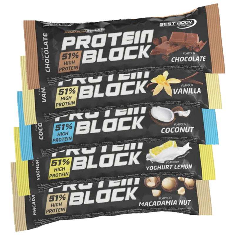 Best Body Protein block 90g - jogurt, citron