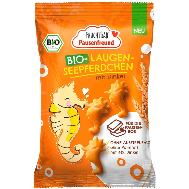 FruchtBar BIO Špaldové křupavé krekry Mořský koník