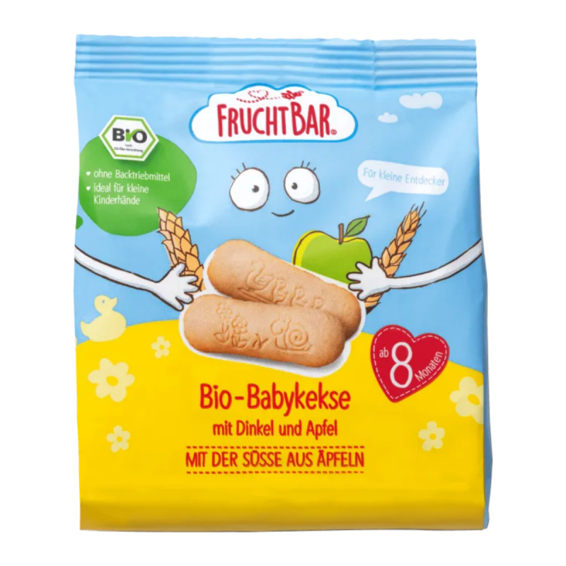 FRUCHTBAR Špaldové sušenky s jablky BIO 100 g