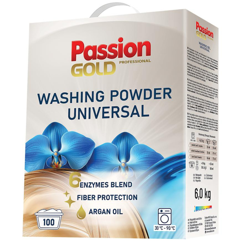 Prací prášek Passion Gold 6 kg Universal