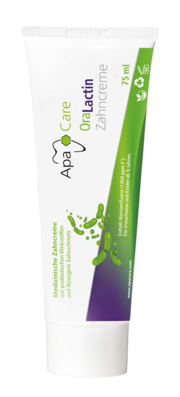 ApaCare OraLactin Pre- a postbiotická zubní pasta, 75ml