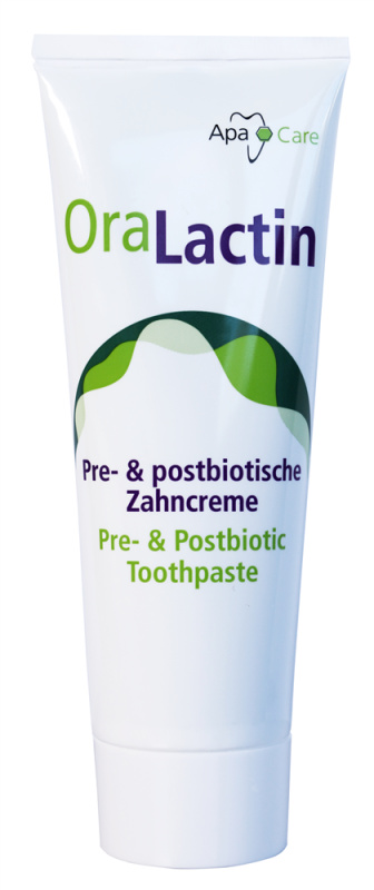 ApaCare OraLactin Pre- a postbiotická zubní pasta, 75ml