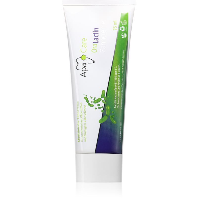 ApaCare OraLactin Pre- a postbiotická zubní pasta, 75ml